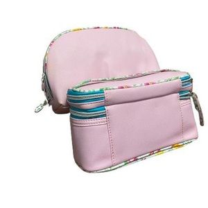 CUTE PINK COSMETIC BAG SET!